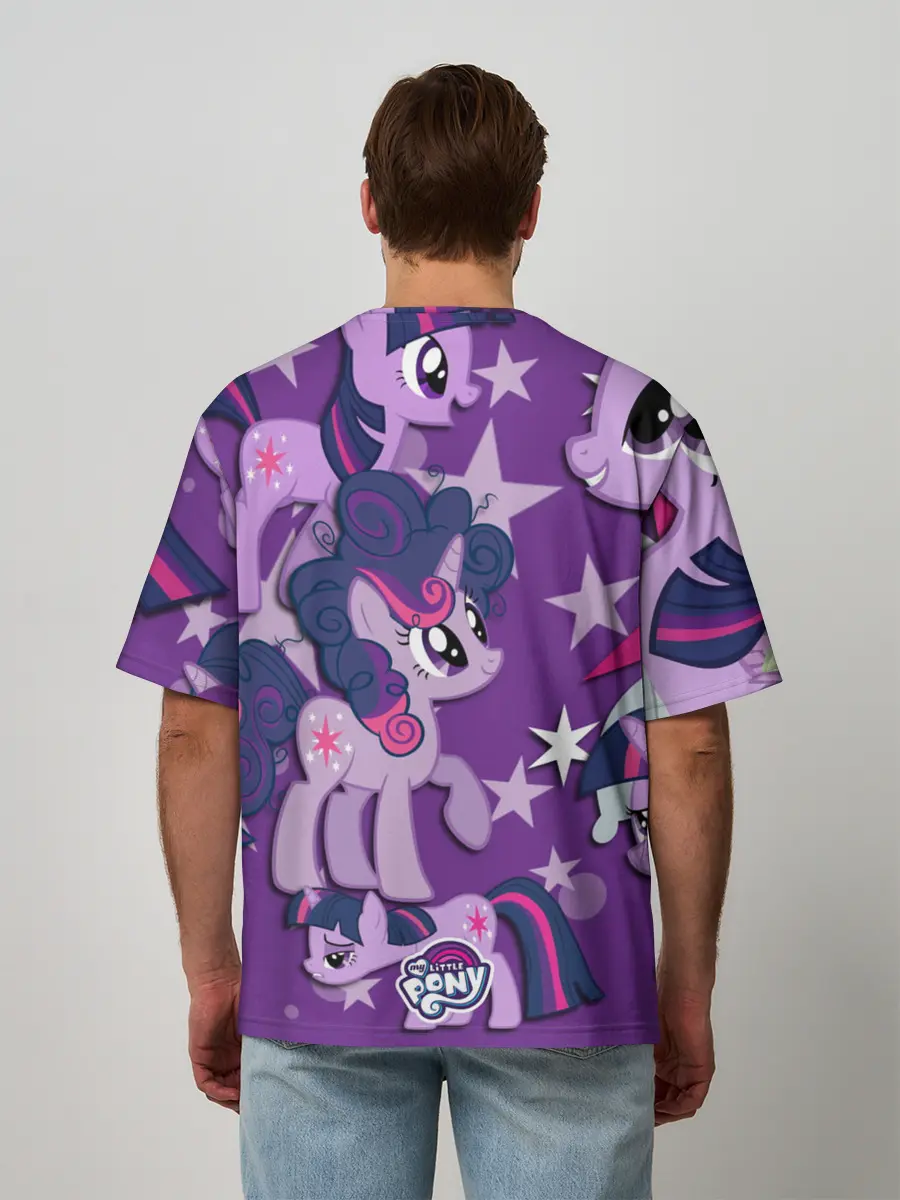 Мужская футболка оверсайз / Twilight Sparkle