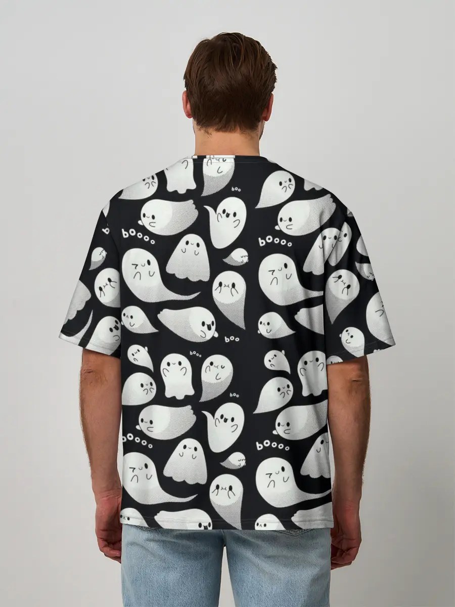 Мужская футболка оверсайз / Boo | Привидения