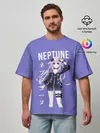 Мужская футболка оверсайз / Нептун / Neptune