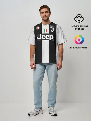 Мужская футболка оверсайз / Mandzukic home 18-19