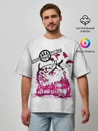 Мужская футболка оверсайз / Three days grace