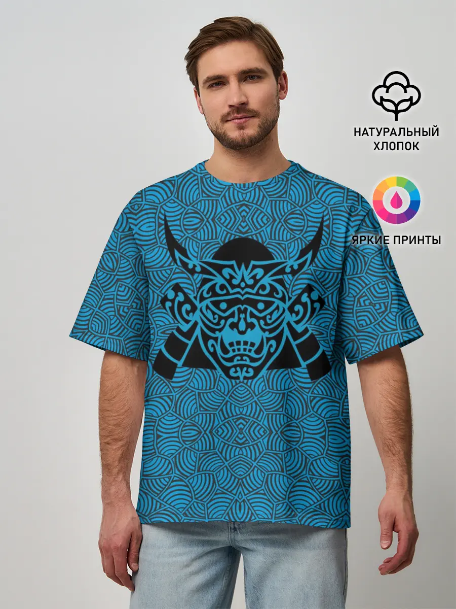 Мужская футболка оверсайз / МАСКА