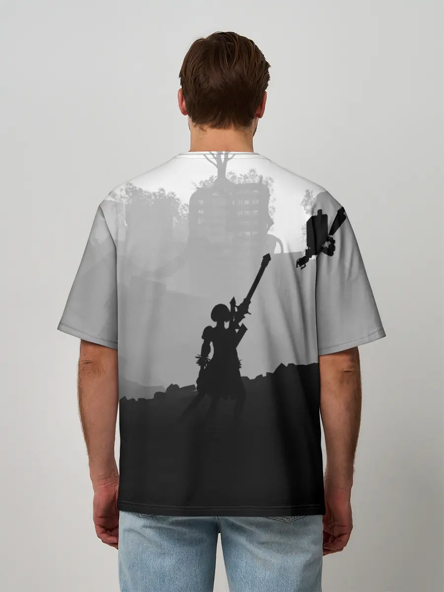 Мужская футболка оверсайз / Nier Automata