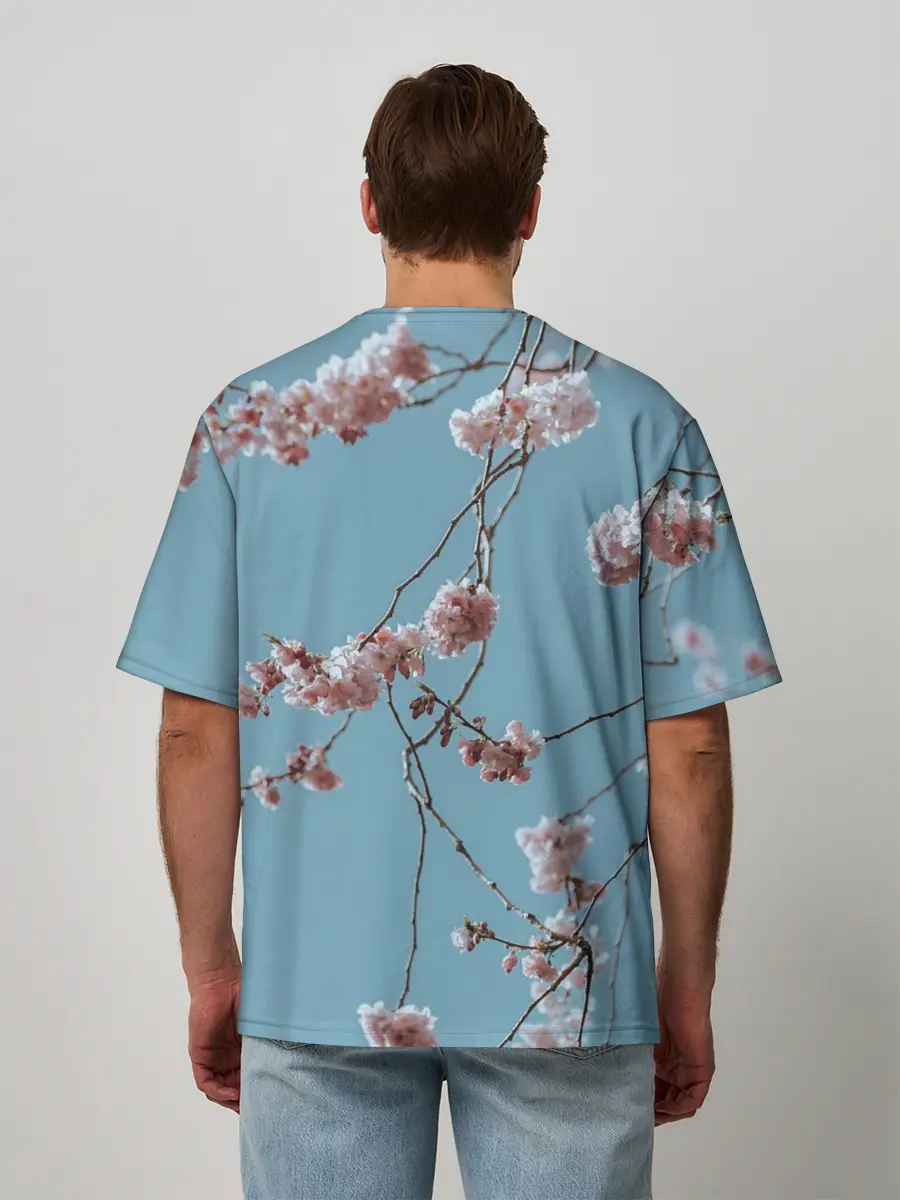 Мужская футболка оверсайз / Весна