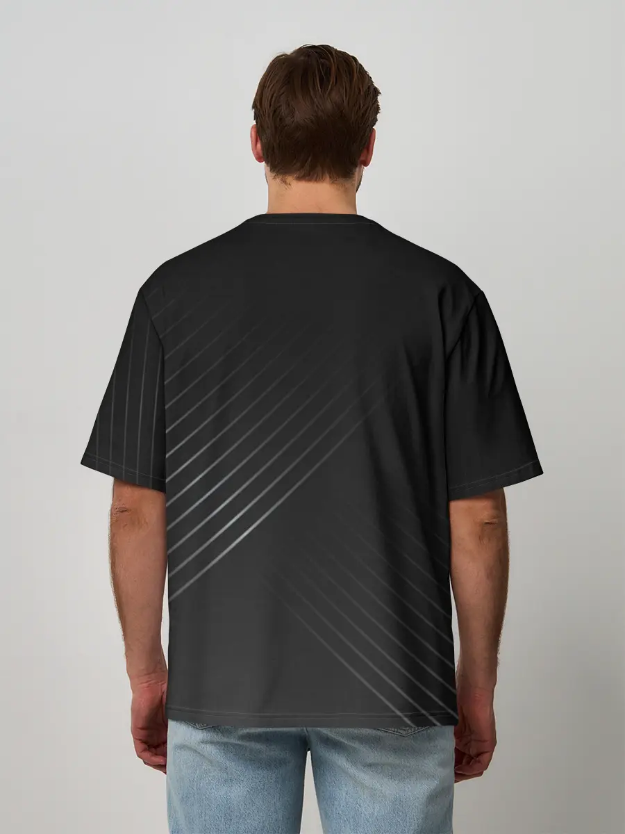 Мужская футболка оверсайз / BMW