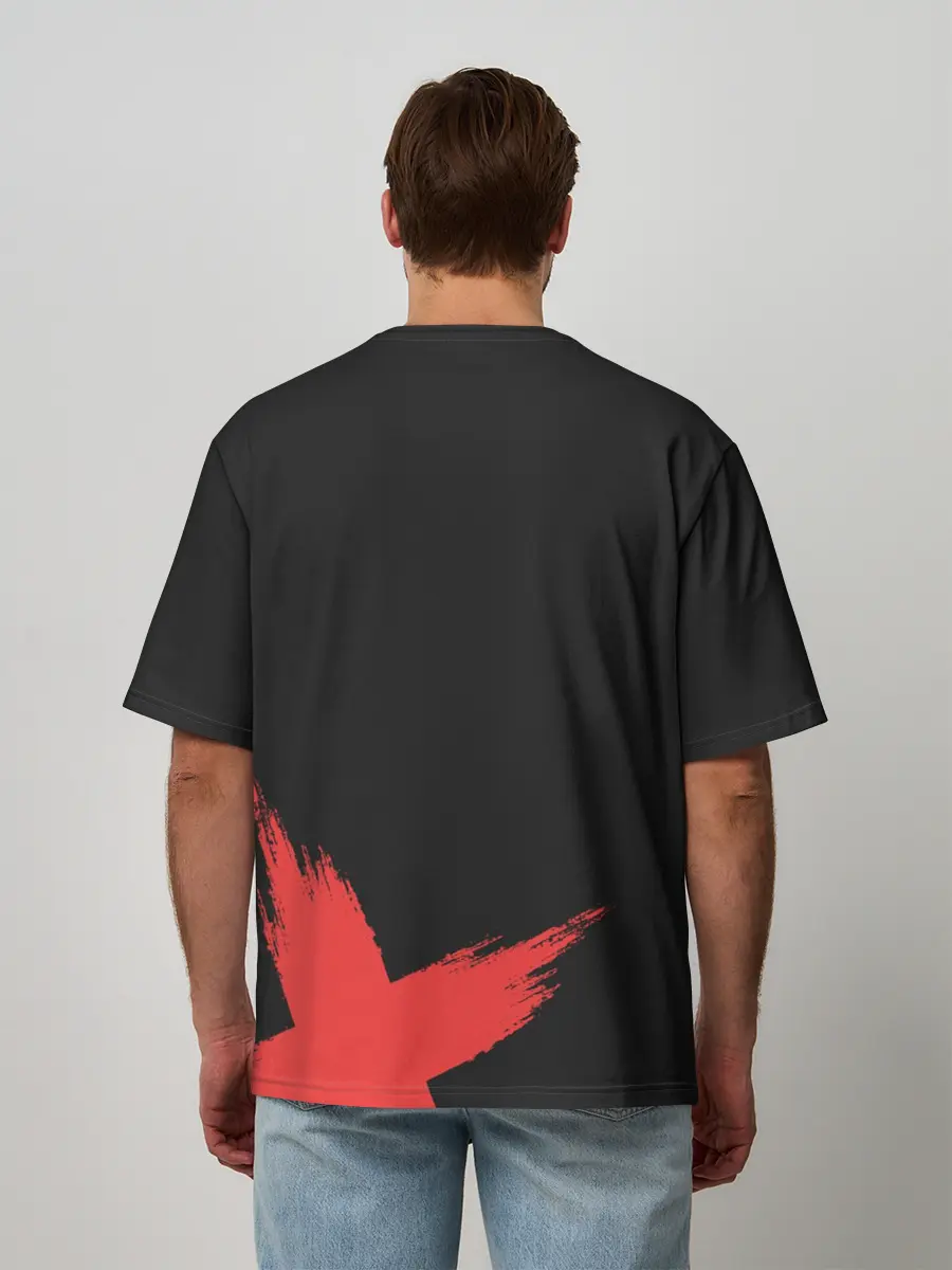 Мужская футболка оверсайз / Punk-rock