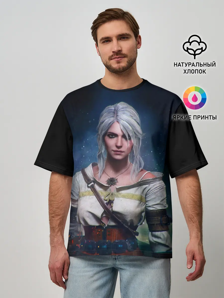 Мужская футболка оверсайз / Ciri