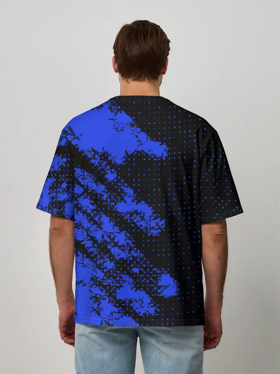 Мужская футболка оверсайз / SUBARU STI | СУБАРИСТ