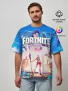 Мужская футболка оверсайз / ФОРТНАЙТ 3 СЕЗОН