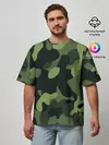 Мужская футболка оверсайз / Камуфляж