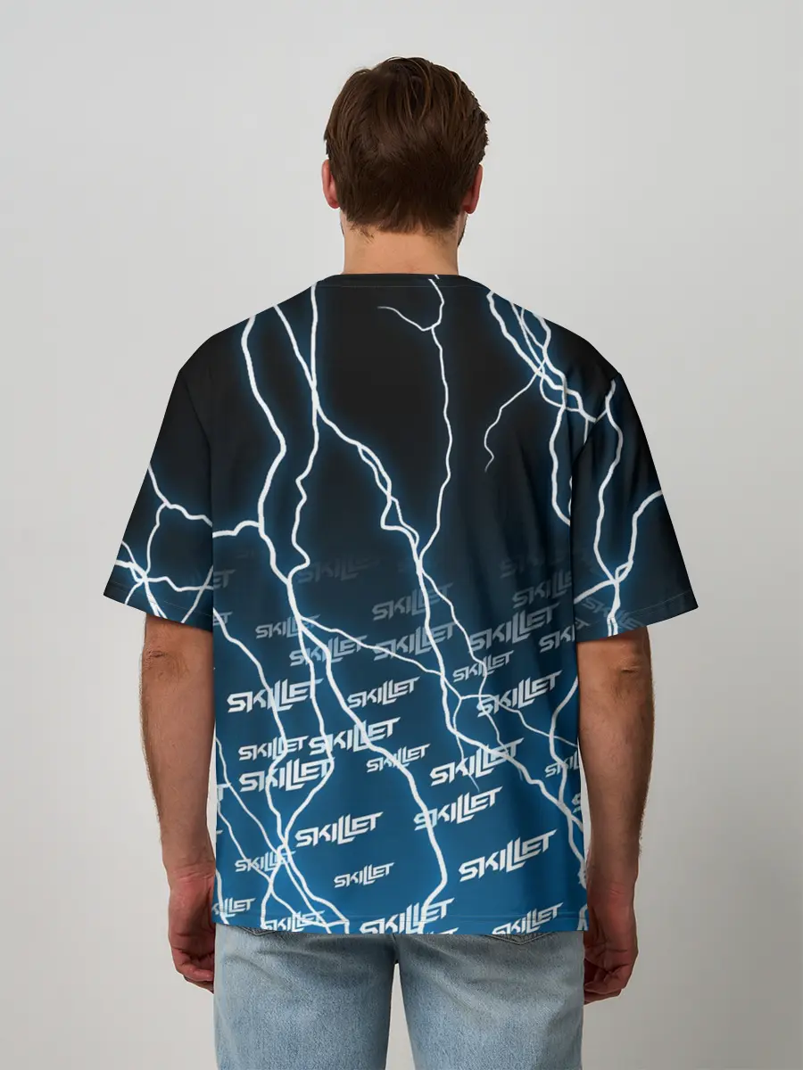 Мужская футболка оверсайз / SKILLET