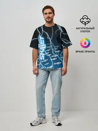 Мужская футболка оверсайз / SKILLET