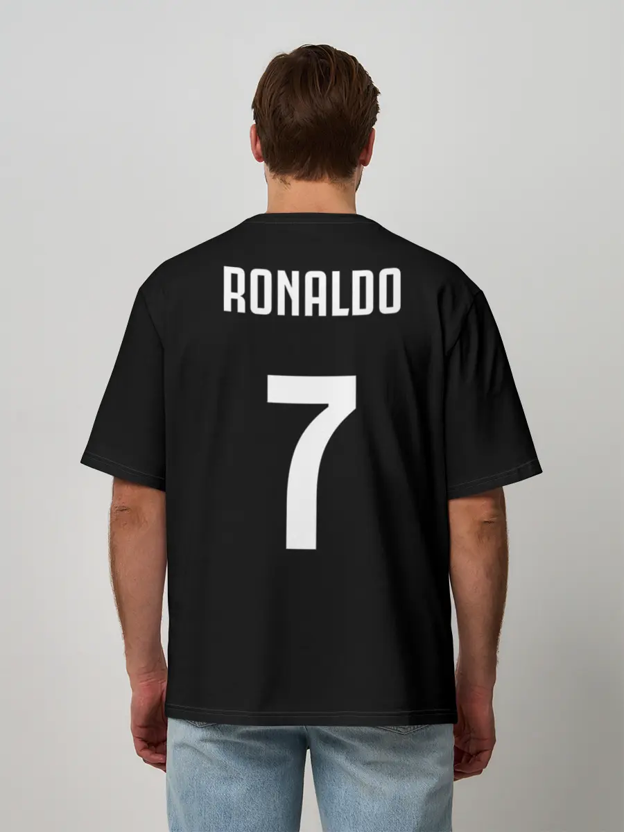 Мужская футболка оверсайз / Форма Ronaldo