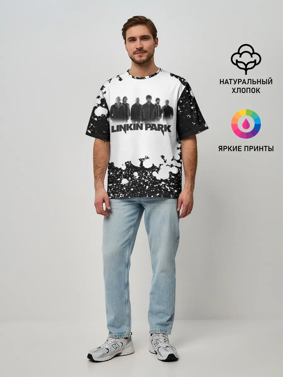 Мужская футболка оверсайз / LINKIN PARK