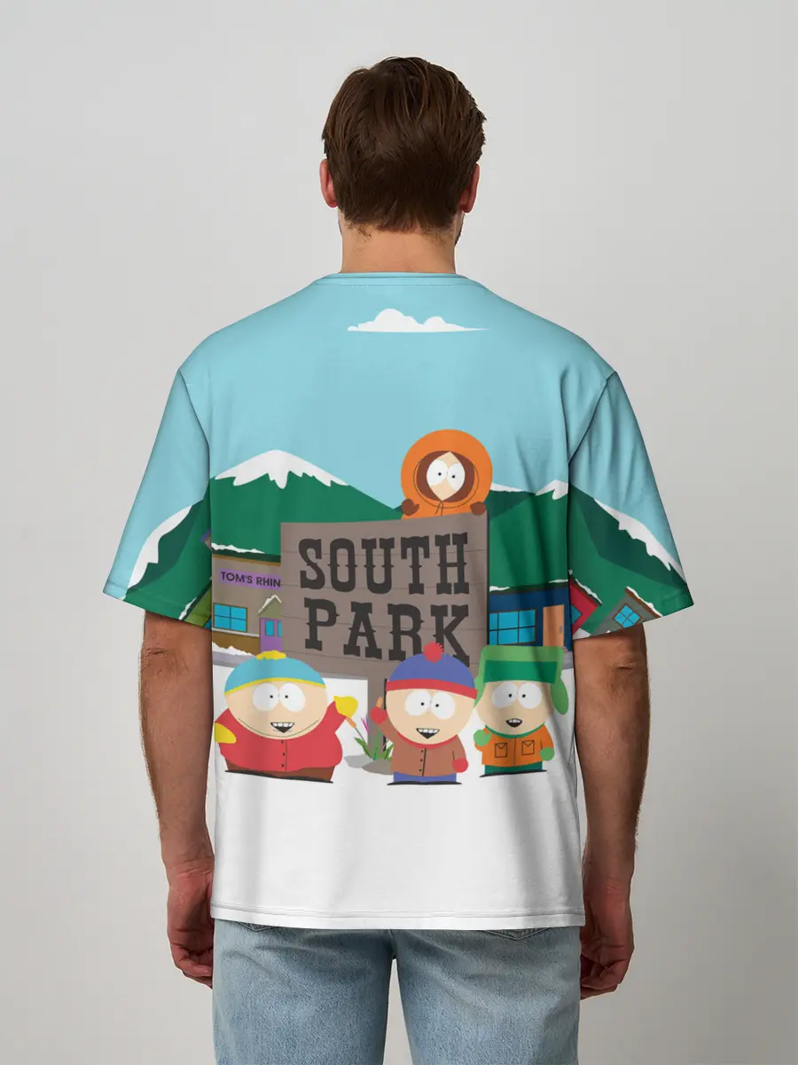 Мужская футболка оверсайз / ЮЖНЫЙ ПАРК | SOUTH PARK