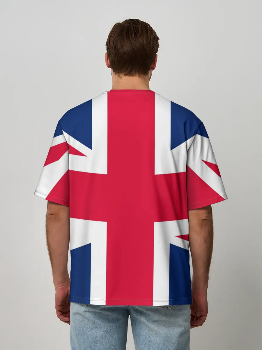 Мужская футболка оверсайз / Великобритания