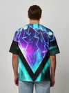 Мужская футболка оверсайз / NEON GEOMETRY