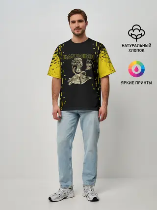 Мужская футболка оверсайз / IRON MAIDEN | АЙРОН МЕЙДЕН