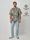 Мужская футболка оверсайз / ЪУЪ КАМУФЛЯЖ.