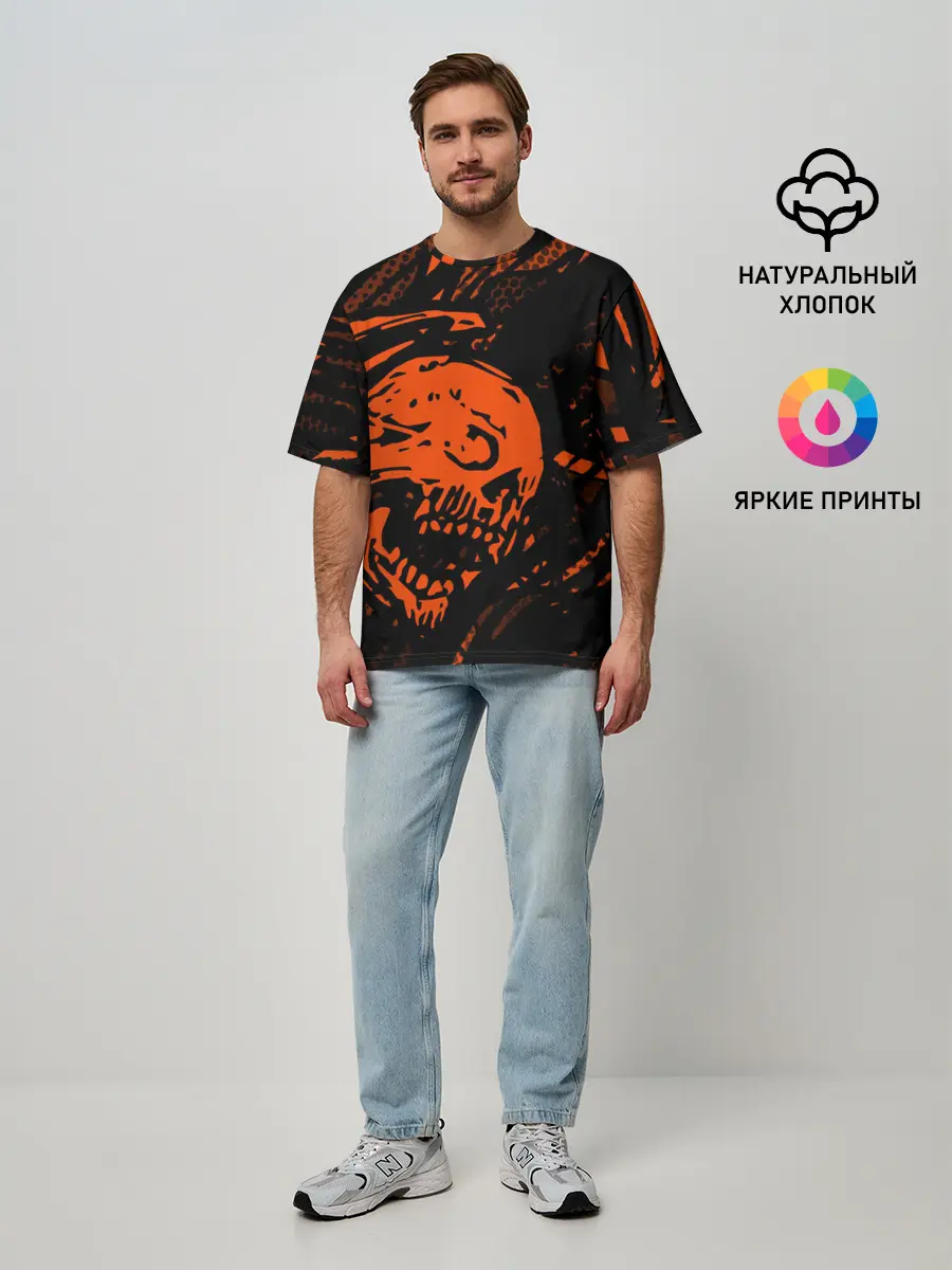 Мужская футболка оверсайз / Without a soul