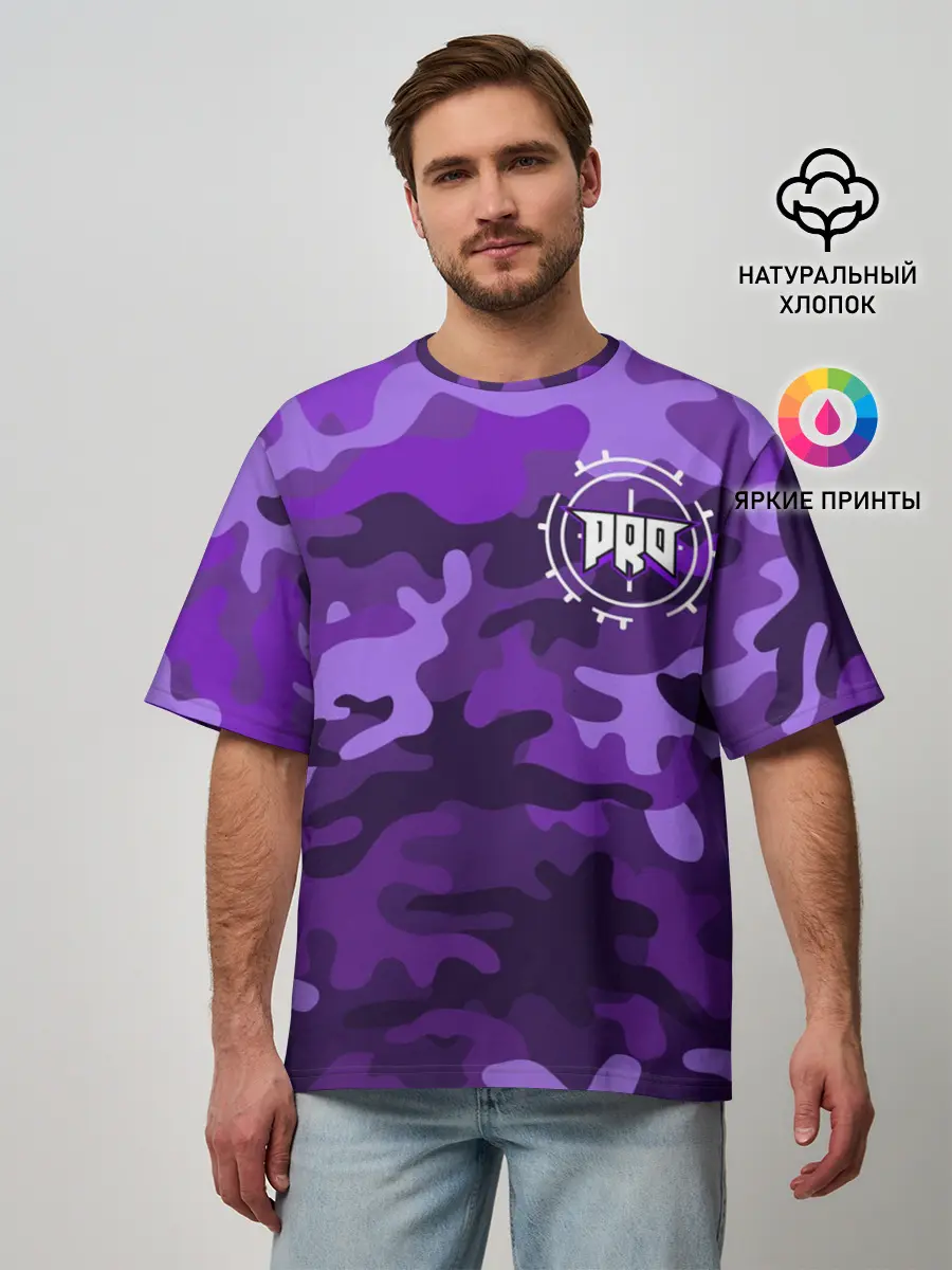 Мужская футболка оверсайз / pro100