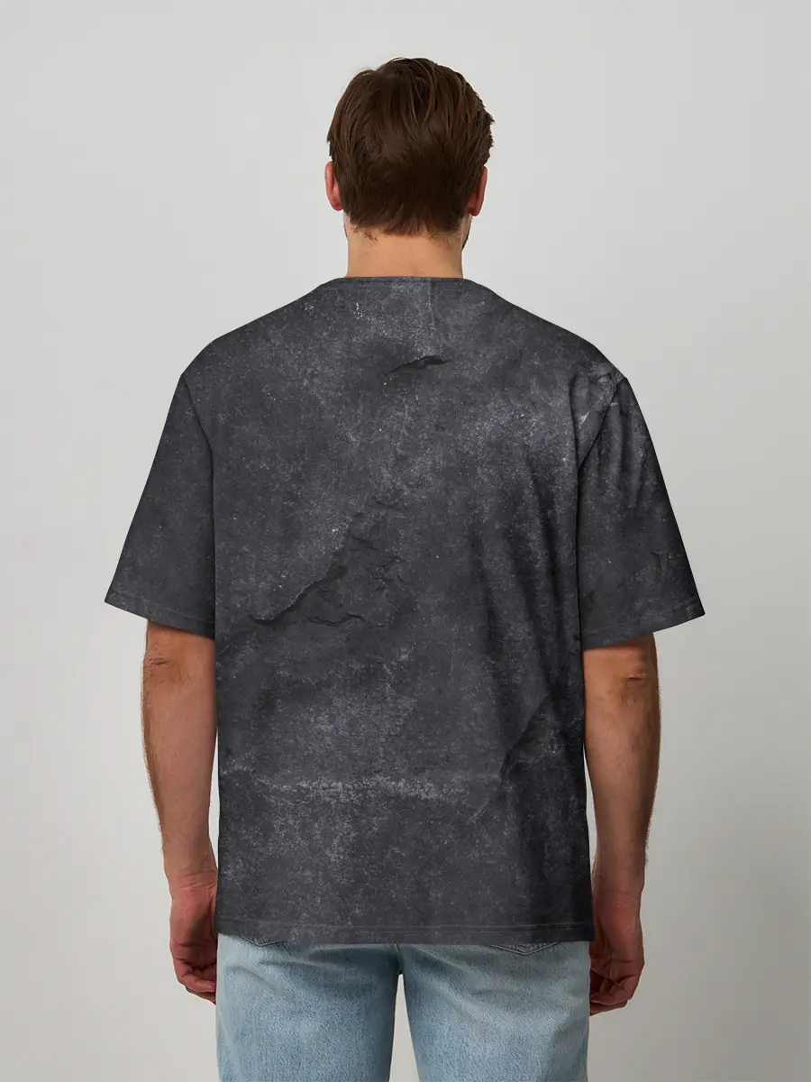 Мужская футболка оверсайз / Один