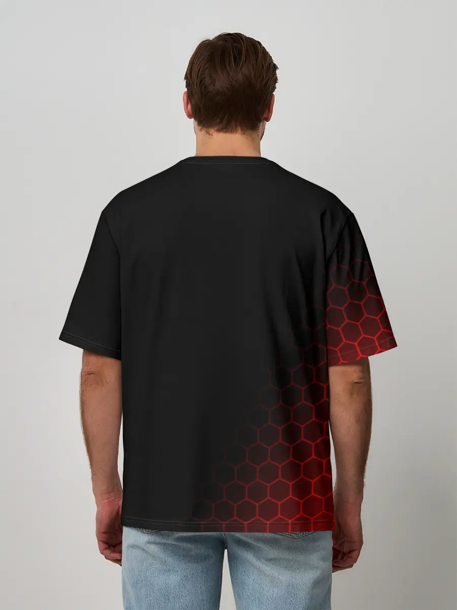 Мужская футболка оверсайз / LIVERPOOL / ЛИВЕРПУЛЬ / СПОРТ