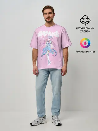 Мужская футболка оверсайз / Douluo Dalu