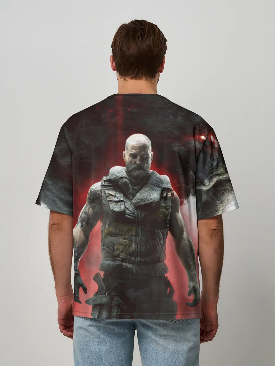 Мужская футболка оверсайз / Werewolf: The Apocalypse