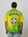 Мужская футболка оверсайз / Бразилия