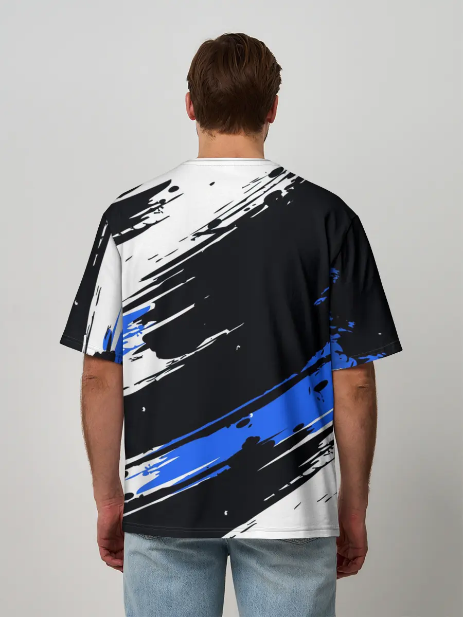 Мужская футболка оверсайз / BMW