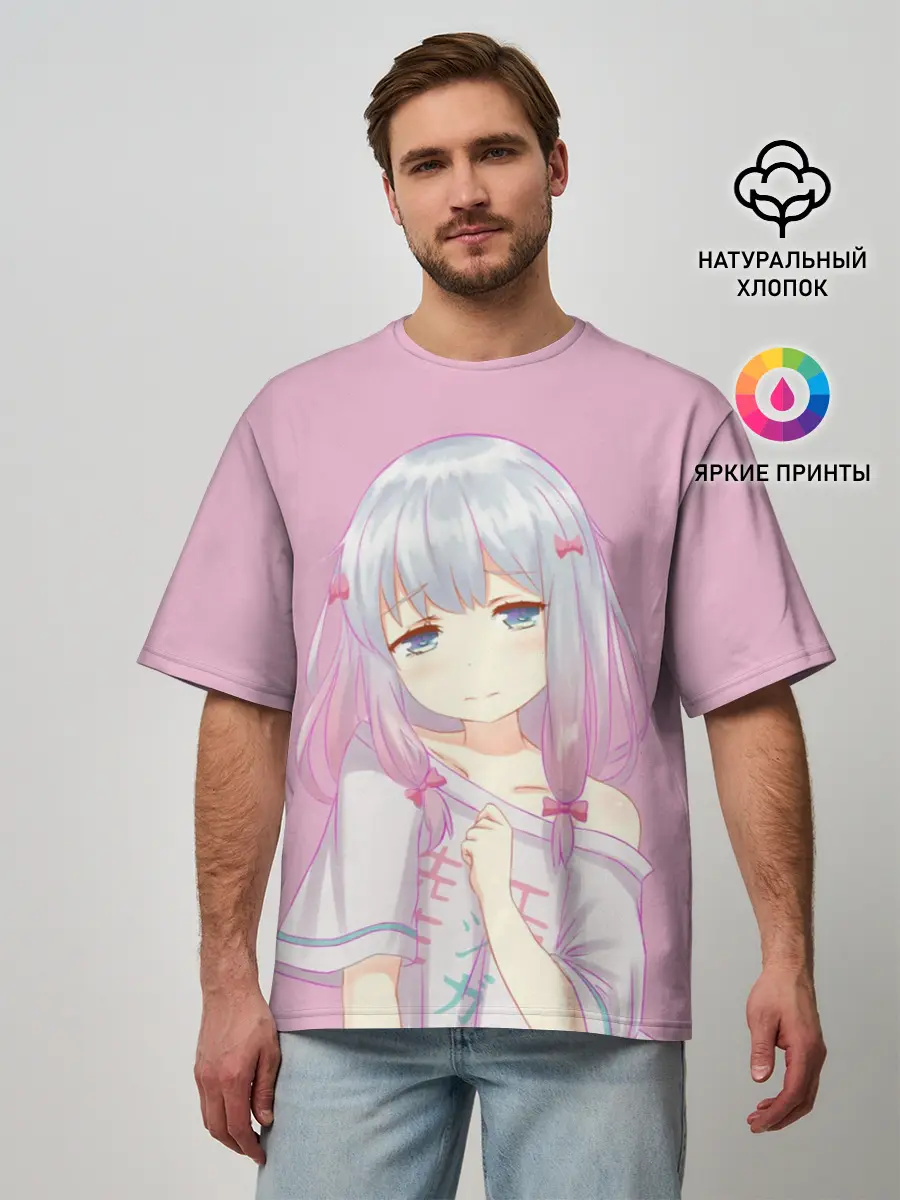 Мужская футболка оверсайз / Izumi