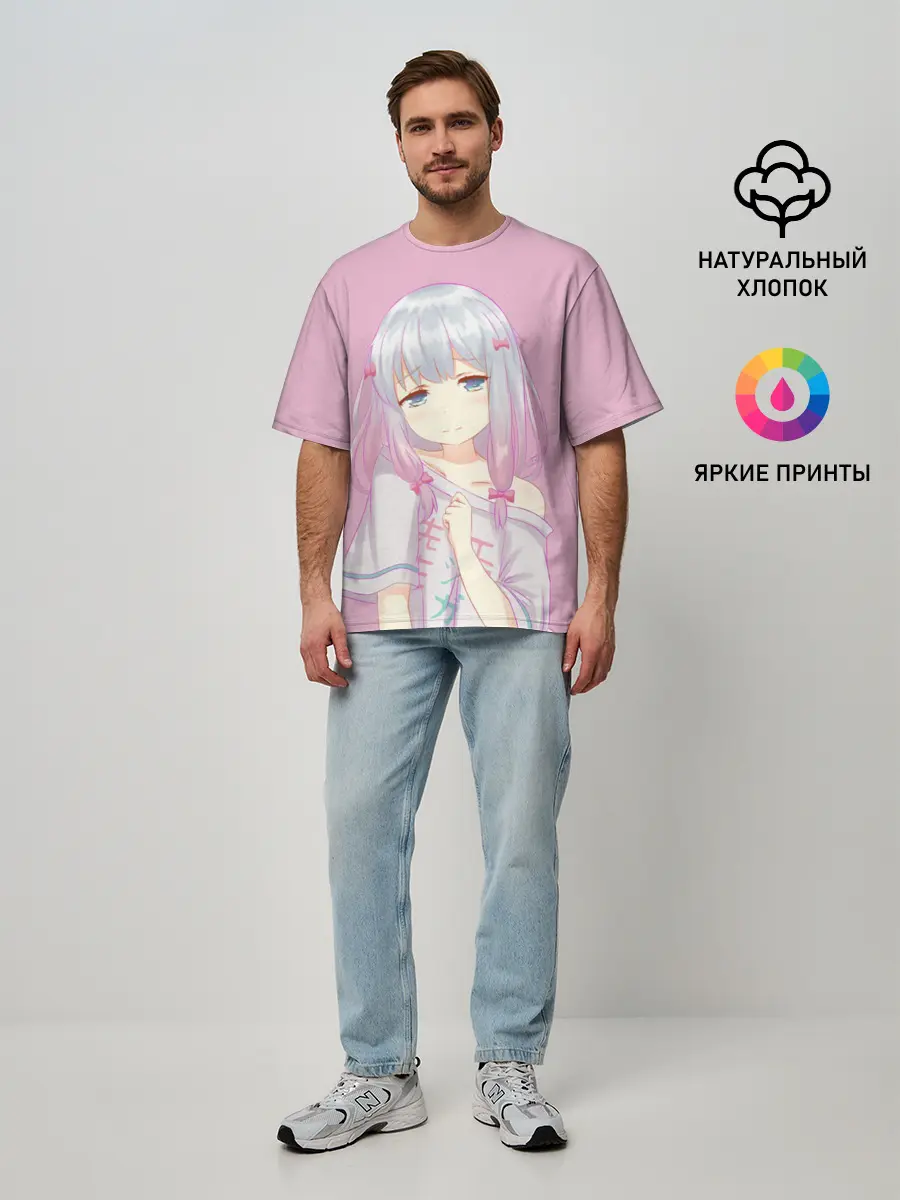 Мужская футболка оверсайз / Izumi