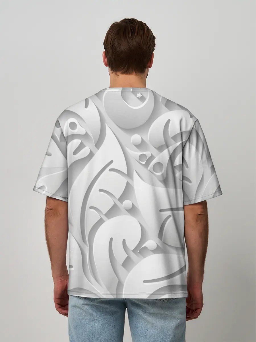 Мужская футболка оверсайз / SKULPTOR