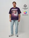 Мужская футболка оверсайз / Jony френдзона