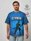 Мужская футболка оверсайз / Darwin Project | Королевская Битва