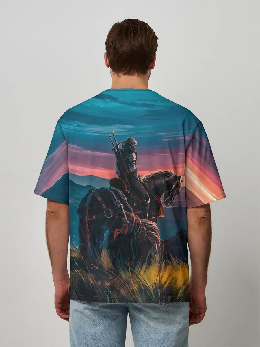 Мужская футболка оверсайз / The Witcher