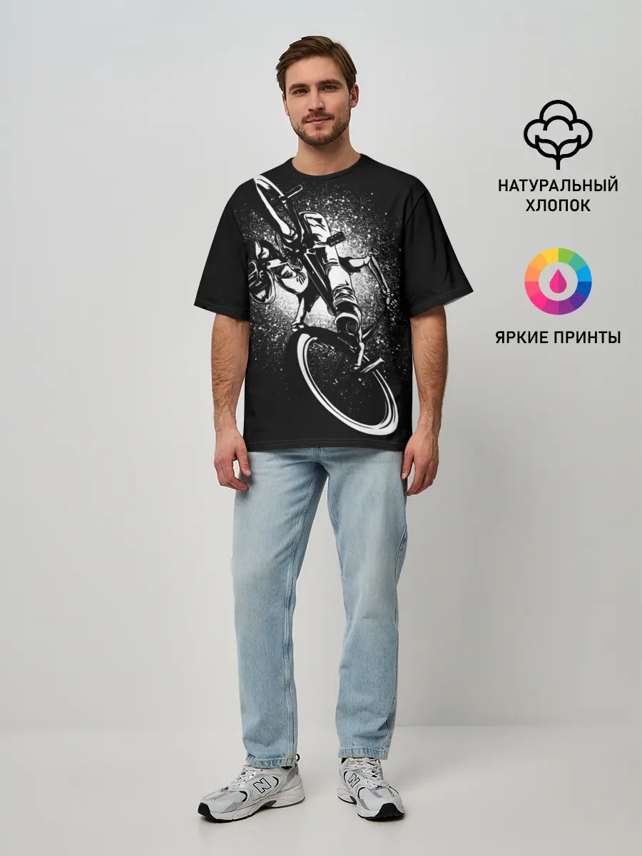 Мужская футболка оверсайз / Sunday Funday