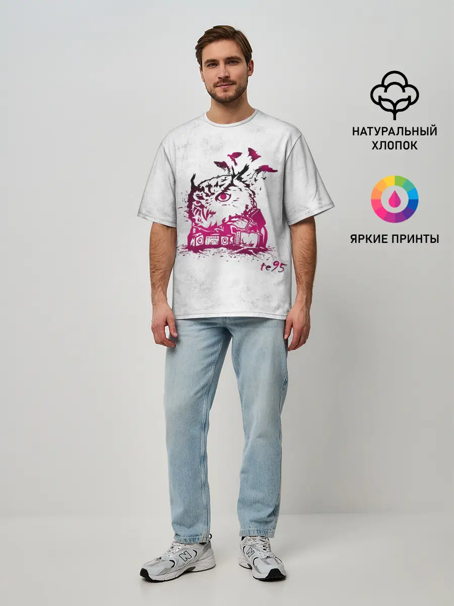 Мужская футболка оверсайз / Three Days Grace