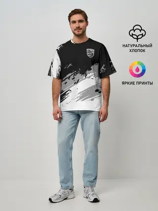 Мужская футболка оверсайз / Porsche