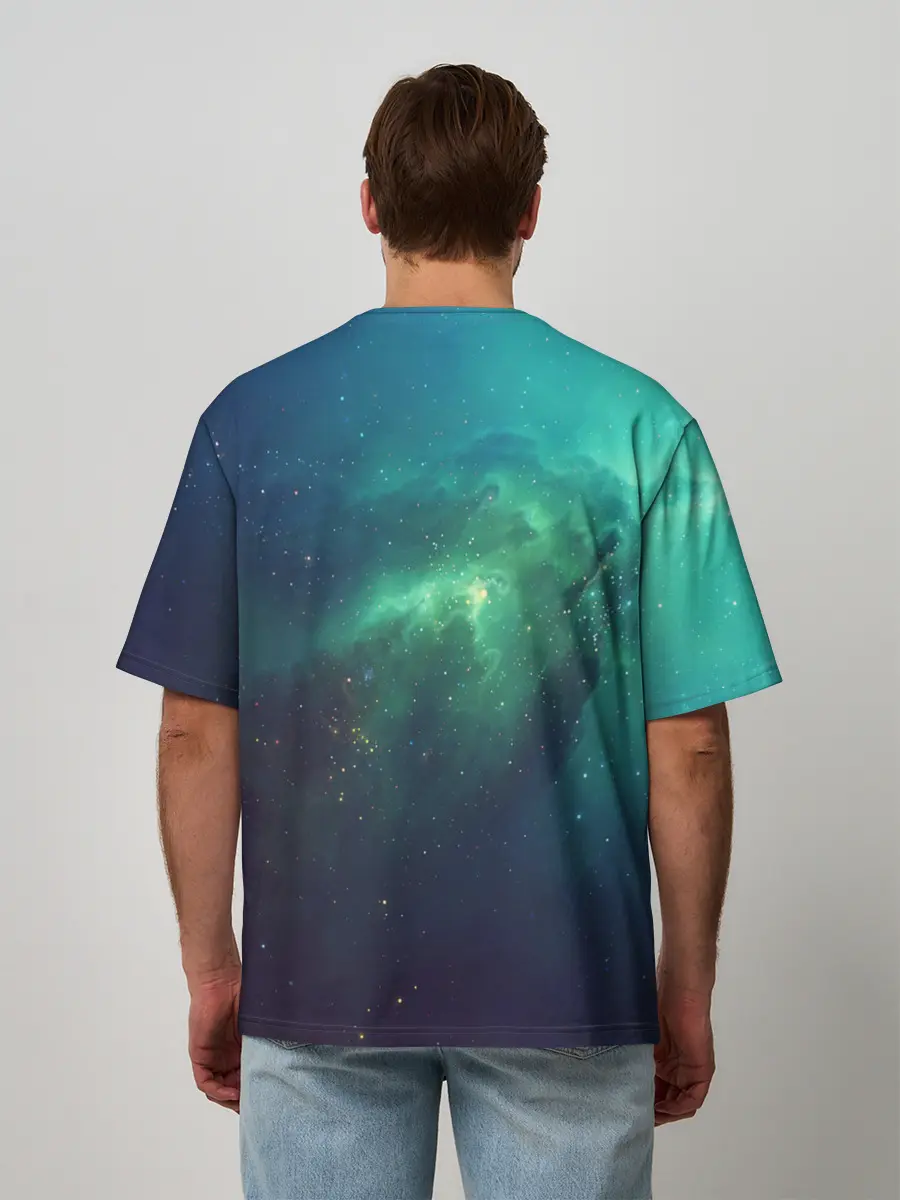 Мужская футболка оверсайз / GALAXY