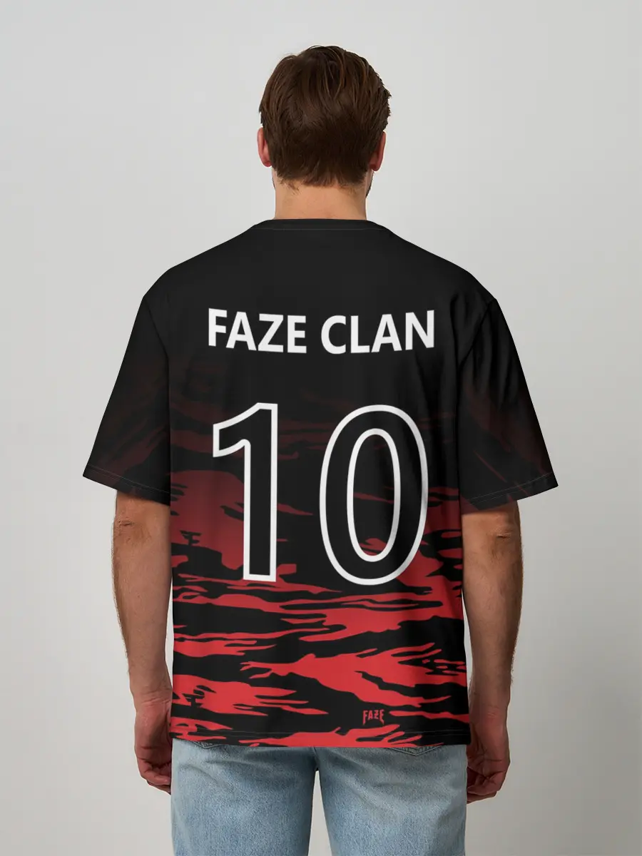 Мужская футболка оверсайз / Faze clan - Jersey pro 2019
