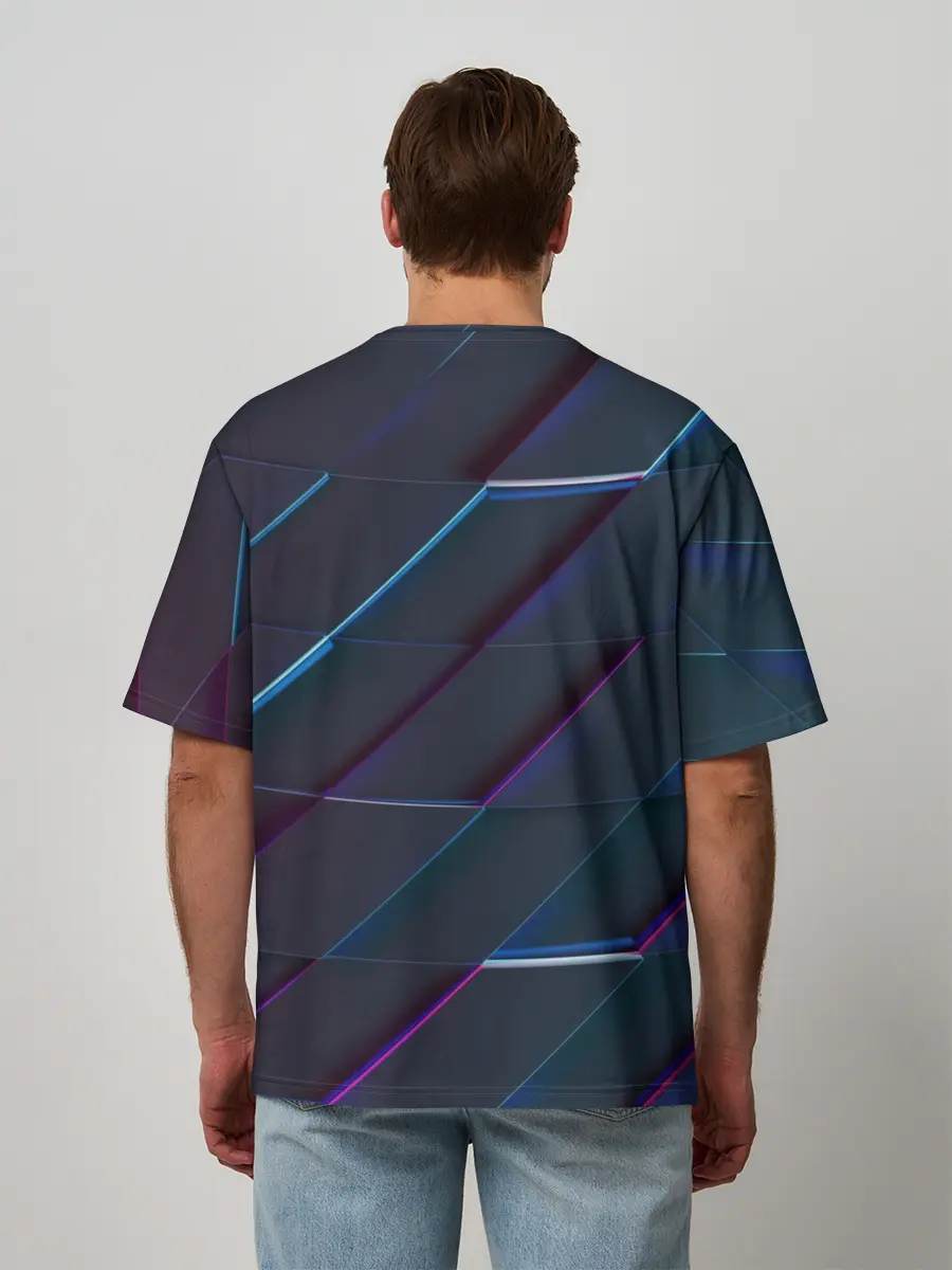 Мужская футболка оверсайз / Cyberpunk 2077