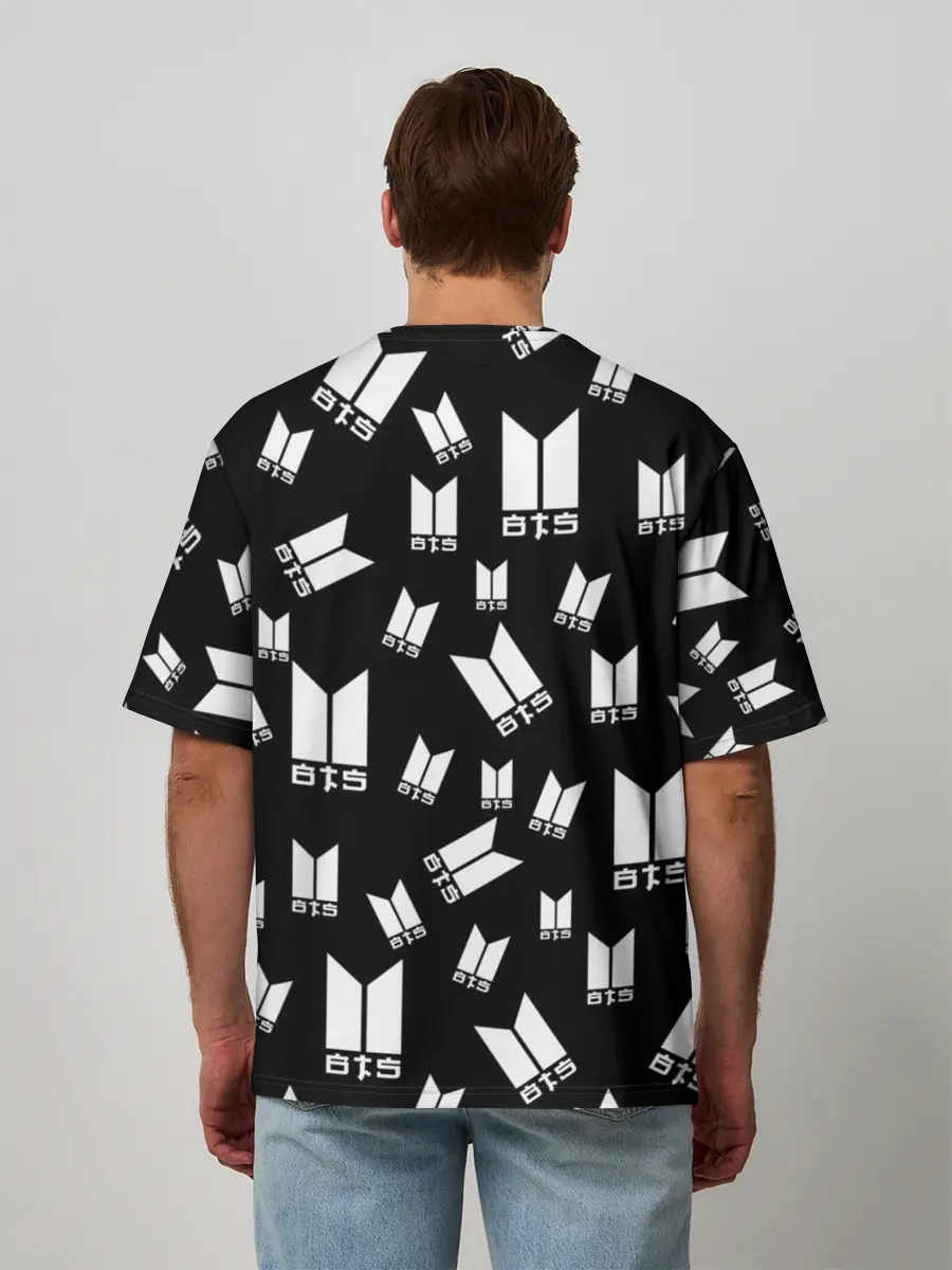 Мужская футболка оверсайз / BTS WE ARE BULLETPROOF