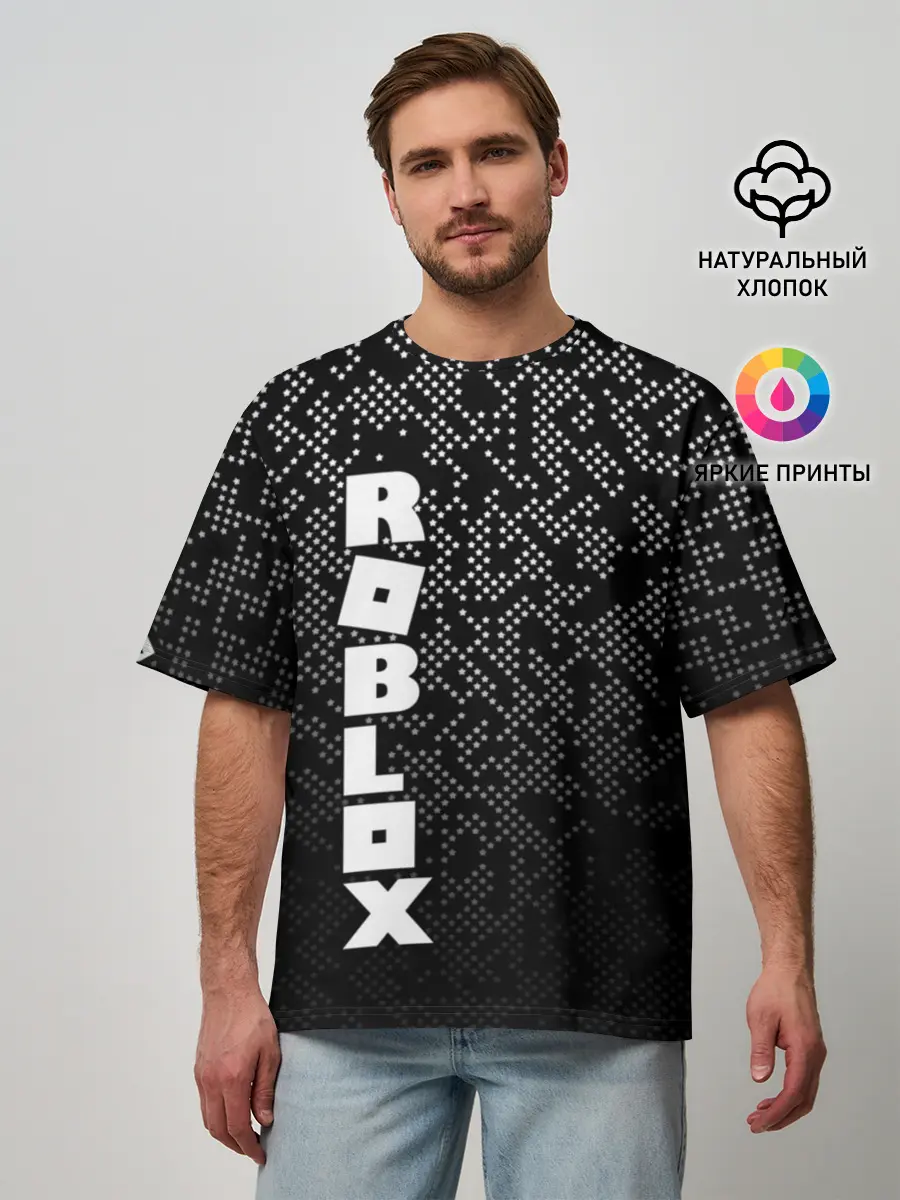 Мужская футболка оверсайз / Roblox