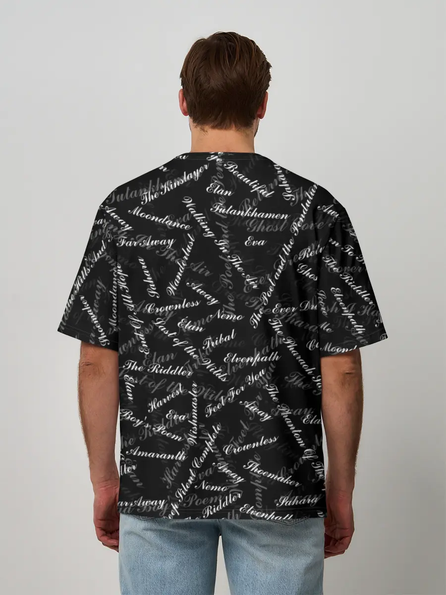 Мужская футболка оверсайз / Nightwish Songs / Найтвиш