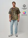 Мужская футболка оверсайз / Шкура леопарда