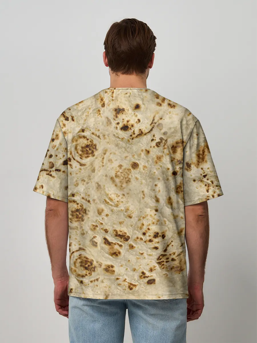 Мужская футболка оверсайз / Лаваш