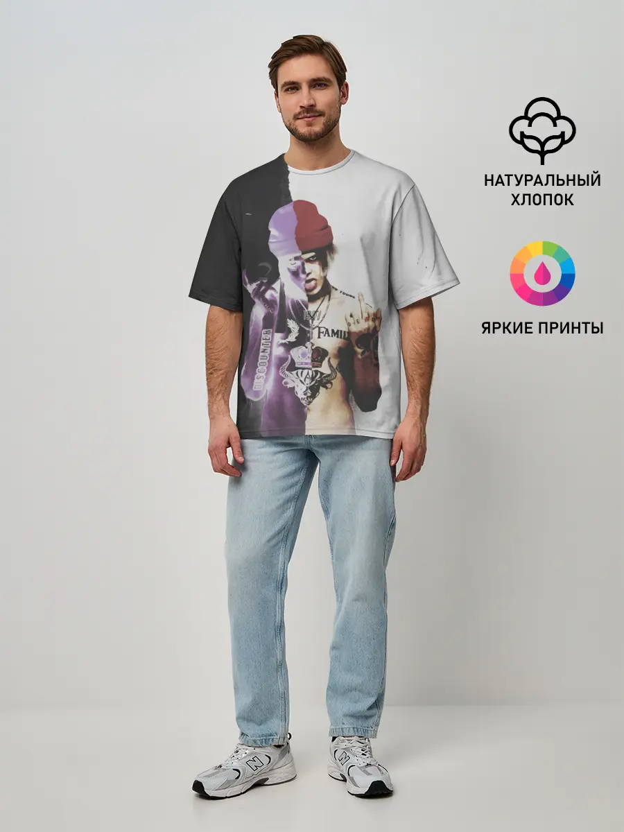 Мужская футболка оверсайз / ДЖИЗУС