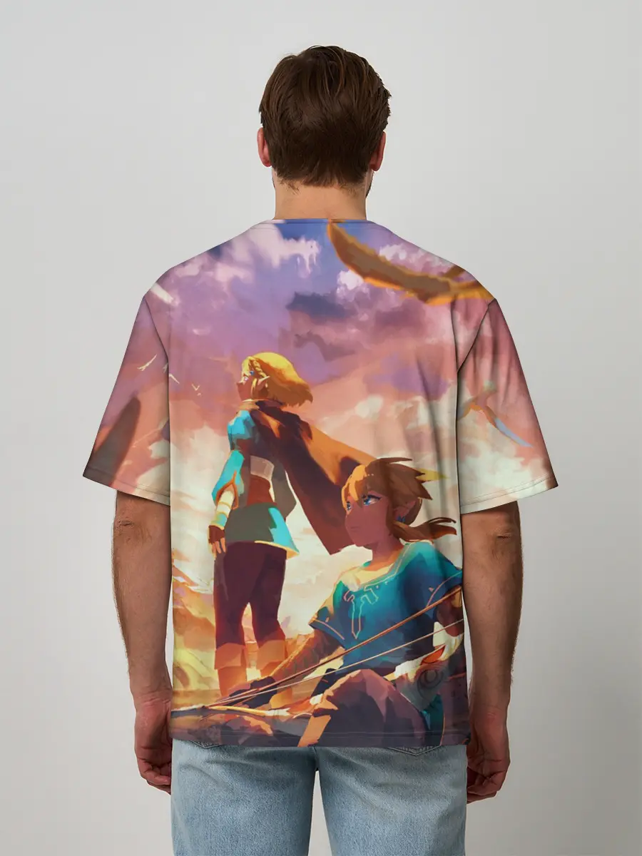 Мужская футболка оверсайз / Legend of Zelda | Легенда о Зельде